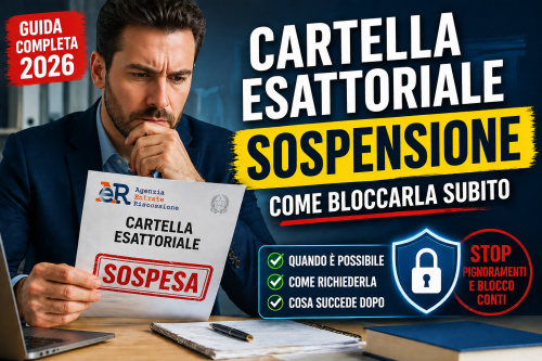 Sospensione Cartella Esattoriale: Guida Completa e Errori Comuni
