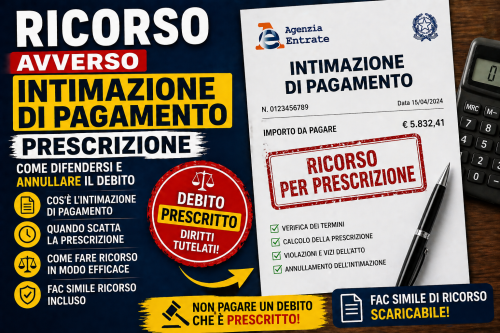 Ricorso Avverso Intimazione: Guida alla Prescrizione