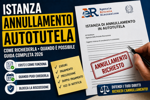 Istanza annullamento autotutela  Ricevere un avviso di pagamento inaspettato, una cartella esattoriale o un accertamento palesemente errato è un’esperienza frustrante. Che si tratti di una tassa già pagata o di un errore di identificazione, la prima reazi